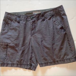 Eddie Bauer Dark Grey 100% cotton size 14 shorts